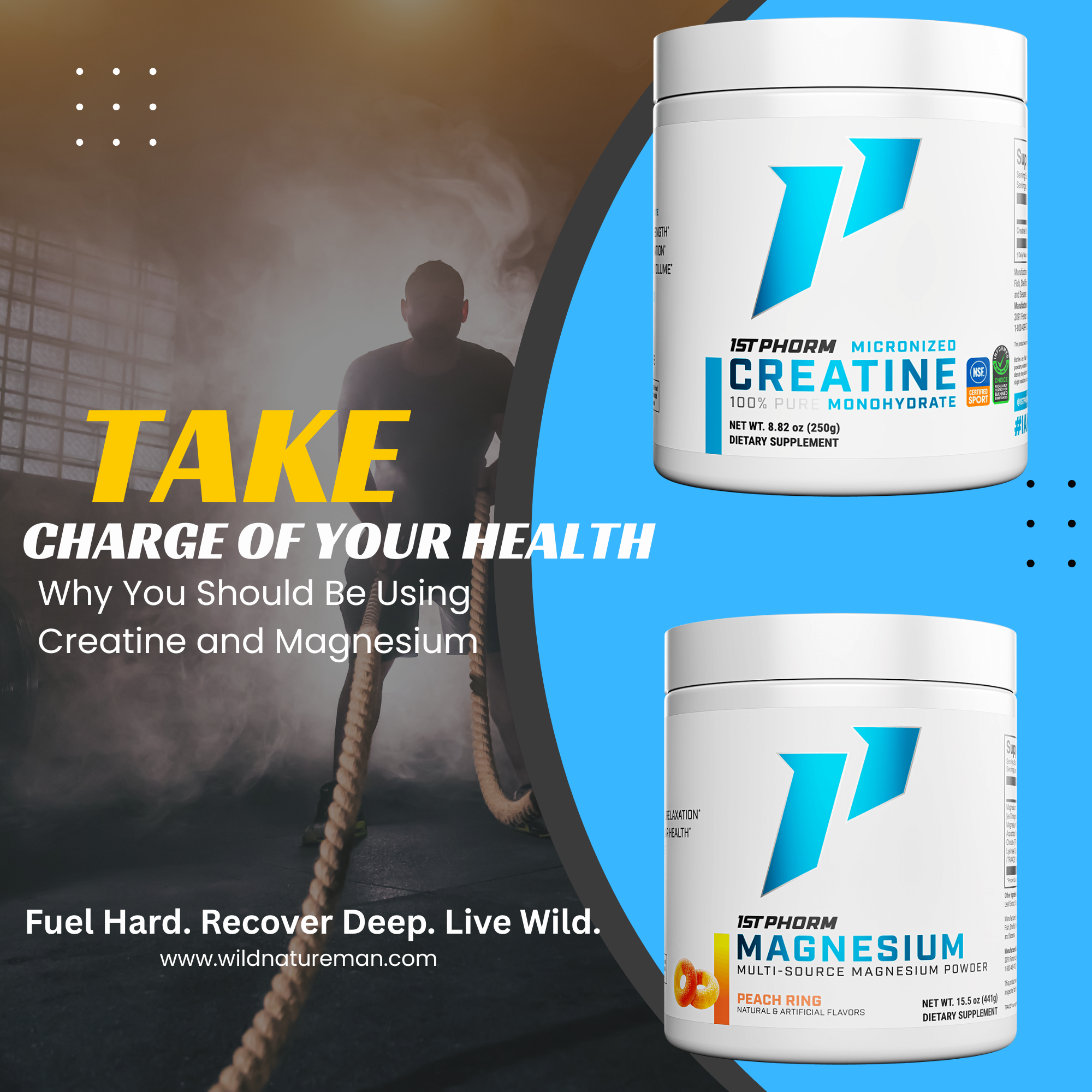Take Charge of Your Health: Why You Should Be Using Creatine and Magnesium