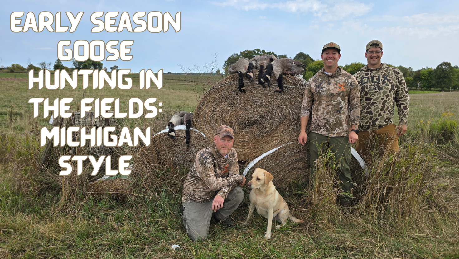 Early Season Goose Hunting in the Fields: Michigan Style