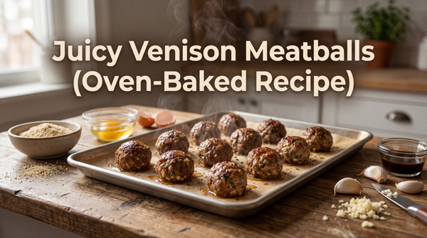Venison Meatballs Recipe (Oven-Baked) – Juicy, Flavor-Packed & Easy Wild Game Favorite